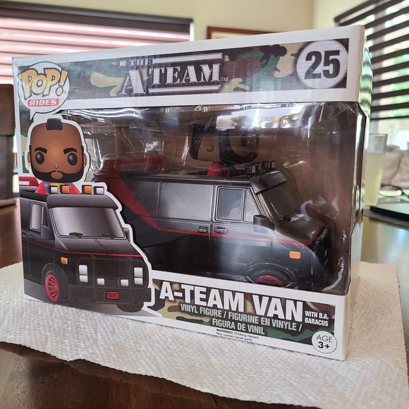 Funko Pop! Rides A-Team Van with Black and Red Design - Picture 2 of 8
